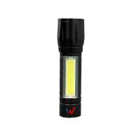 Wonder Wt1501S - Latarka akumulatorowa LED 150 lumenów 9 cm (Czarny)