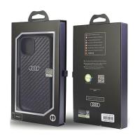 Audi Carbon Fiber - Etui iPhone 14 (Czarny)