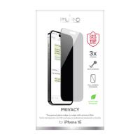 Puro Privacy Tempered Glass - Szkło ochronne hartowane z filtrem prywatyzującym iPhone 15