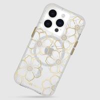 Case-Mate Floral Gems MagSafe - Etui iPhone 15 Pro (Gold)