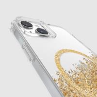 Case-Mate Karat MagSafe - Etui iPhone 15 Plus zdobione złotem (Marble)
