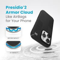 Speck Presidio2 Grip - Etui iPhone 15 Pro (Black / Slate Grey / White)