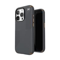 Speck Presidio2 Grip - Etui iPhone 15 Pro (Charcoal Grey / Cool Bronze / White)
