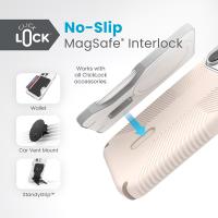 Speck Presidio2 Grip ClickLock & MagSafe - Etui iPhone 15 Pro (Bleached Bone / Heirloom Gold / Hazel Brown)
