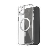 Moshi iGlaze MagSafe - Etui iPhone 15 Plus (Luna Silver)