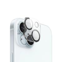 Crong Lens Shield - Szkło na aparat i obiektyw iPhone 15 / iPhone 15 Plus