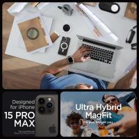 Spigen Ultra Hybrid Mag MagSafe - Etui do iPhone 15 Pro Max (White)