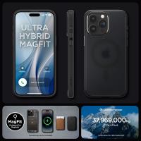 Spigen Ultra Hybrid Mag MagSafe - Etui do iPhone 15 Pro Max (Frost Black)