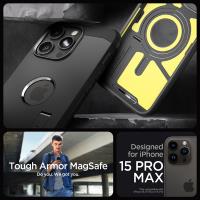 Spigen Tough Armor Mag MagSafe - Etui do iPhone 15 Pro Max (Czarny)