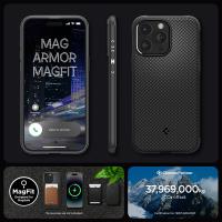 Spigen Mag Armor MagSafe - Etui do iPhone 15 Pro Max (Matte Black)