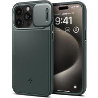 Spigen Optik Armor Mag MagSafe - Etui do iPhone 15 Pro Max (Abyss Green)