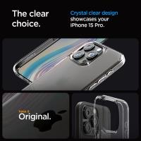 Spigen Ultra Hybrid - Etui do iPhone 15 Pro (Frost Clear)