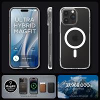 Spigen Ultra Hybrid Mag MagSafe - Etui do iPhone 15 Pro (Frost Clear)