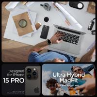 Spigen Ultra Hybrid Mag MagSafe - Etui do iPhone 15 Pro (Frost Black)