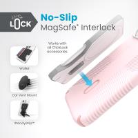 Speck Presidio2 Grip ClickLock & MagSafe - Etui iPhone 15 / iPhone 14 / iPhone 13 (Nimbus Pink / Dahlia Pink)