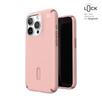 Speck Presidio2 Pro ClickLock & MagSafe - Etui iPhone 15 Pro (Dahlia Pink / Rose Copper)