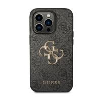 Guess 4G Big Metal Logo - Etui iPhone 15 Pro (szary)