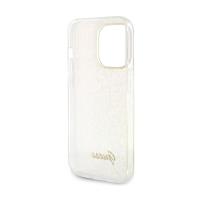 Guess IML Faceted Mirror Disco Iridescent - Etui iPhone 15 Pro (różowy)