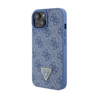 Guess Crossbody 4G Metal Logo - Etui iPhone 15 (niebieski)