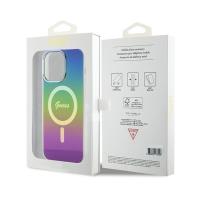 Guess IML Iridescent MagSafe - Etui iPhone 15 Pro Max (kolorowy)
