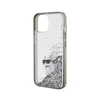 Karl Lagerfeld Liquid Glitter Choupette - Etui iPhone 15 (przezroczysty)