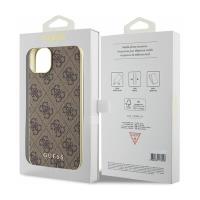 Guess 4G Charms Collection - Etui iPhone 15 (brązowy)