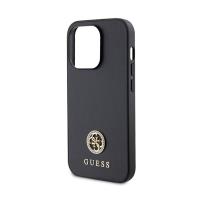 Guess 4G Strass Metal Logo - Etui iPhone 15 Pro Max (czarny)