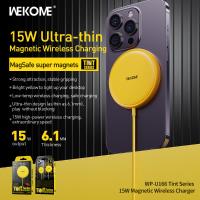 WEKOME WP-U166 Tint Series - Ładowarka indukcyjna MagSafe 15W (Żółty)