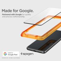 Spigen Alm Glass FC - Szkło hartowane do Google Pixel 8 (Czarna ramka)