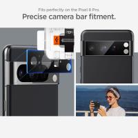 Spigen Optik.TR EZ Fit Camera Lens Protector 2-Pack - Szkło ochronne na obiektyw do Google Pixel 8 Pro (2 szt) (Czarny)