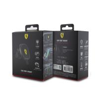 Ferrari MagSafe Collection - Magnetyczny uchwyt samochodowy z ładowaniem bezprzewodowym 15W (czarny)