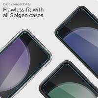 Spigen Alm Glas.TR 2-Pack - Szkło hartowane do Samsung Galaxy S23 FE (2 szt.) (Clear)