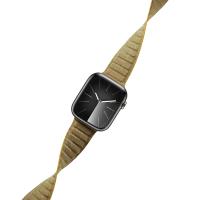 Crong Melange - Pasek magnetyczny do Apple Watch 38/40/41 mm (żółty melanż)
