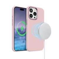Crong Color Cover LUX Magnetic - Etui iPhone 15 Pro MagSafe (różowy)