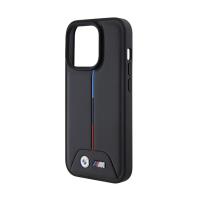 BMW Quilted Tricolor - Etui iPhone 15 Pro (czarny)