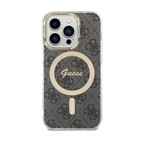 Guess 4G MagSafe - Etui iPhone 15 Pro (czarny)