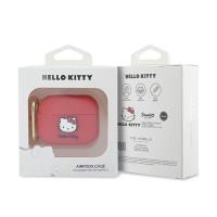Hello Kitty Silicone 3D Kitty Head - Etui AirPods Pro 2 (fuksja)