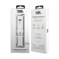 Karl Lagerfeld 3D Rubber Karl Head NFT - Pasek do Apple Watch 42/44/45/49 mm (biały)