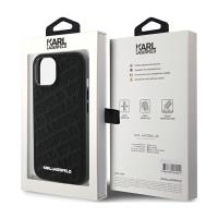 Karl Lagerfeld Quilted K Pattern - Etui iPhone 15 Plus (czarny)