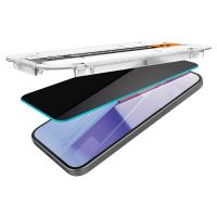 Spigen GLAS.TR EZ FIT Privacy - Szkło hartowane z filtrem prywatyzującym do iPhone 15 / 16