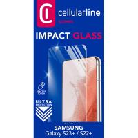 Cellularline Impact Glass - Hartowane szkło ochronne Samsung Galaxy S23+ / S22+