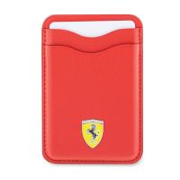 Ferrari Wallet Cardslot MagSafe Leather 2023 - Portfel magnetyczny (czerwony)