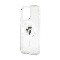 Karl Lagerfeld Karl & Choupette Glitter MagSafe - Etui iPhone 13 Pro (przezroczysty)