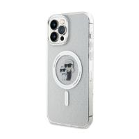 Karl Lagerfeld Karl & Choupette Glitter MagSafe - Etui iPhone 13 Pro Max (przezroczysty)