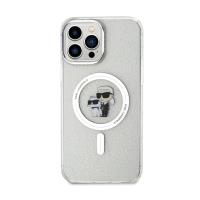 Karl Lagerfeld Karl & Choupette Glitter MagSafe - Etui iPhone 13 Pro Max (przezroczysty)