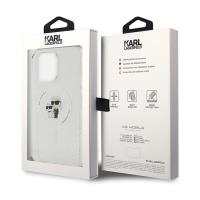 Karl Lagerfeld Karl & Choupette Glitter MagSafe - Etui iPhone 14 Pro Max (przezroczysty)
