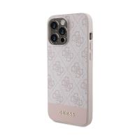 Guess 4G Bottom Stripe Collection - Etui iPhone 15 Pro Max (różowy)