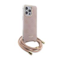 Guess Crossbody Cord 4G Print - Etui iPhone 15 Pro Max (różowy)