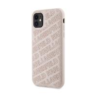 Karl Lagerfeld Quilted K Pattern - Etui iPhone 11 (różowy)