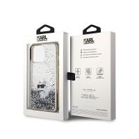 Karl Lagerfeld Liquid Glitter Choupette - Etui iPhone 13 Pro (przezroczysty)